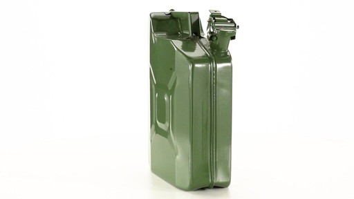 Military Surplus Jerry Can 10 Liter (2.5 Gallon) 360 View - image 8 from the video