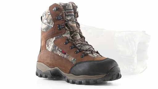Guide Gear Men's Sentry 2000 Gram Waterproof Hunting Boots 360 View - image 7 from the video