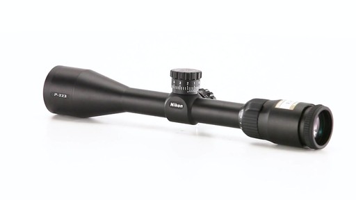 Nikon P-223 3-9x40mm BDC 600 Rifle Scope 360 View - image 5 from the video