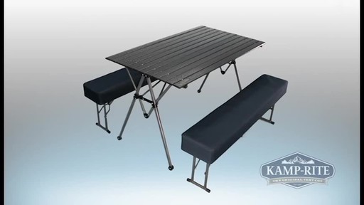  Kamp-Rite Kwik Set Table with Benches - image 10 from the video