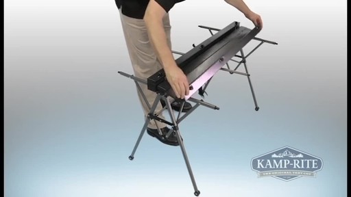  Kamp-Rite Kwik Set Table with Benches - image 6 from the video
