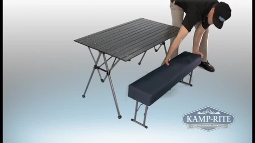  Kamp-Rite Kwik Set Table with Benches - image 9 from the video
