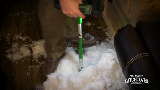 Catch Cover Ice Auger Slush Bucket - image 10 from the video