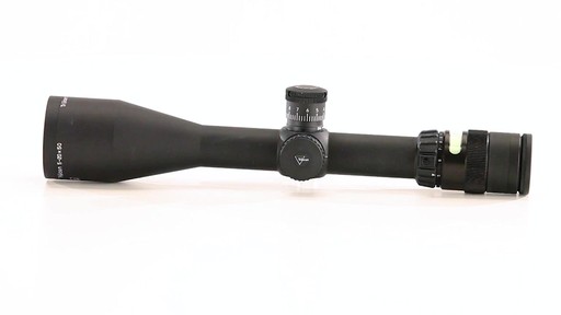 Trijicon AccuPoint 2.5-10x56mm Rifle Scope Green Mil-Dot Crosshair Reticle 360 View - image 10 from the video