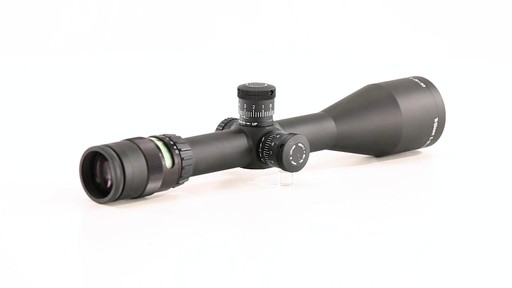 Trijicon AccuPoint 2.5-10x56mm Rifle Scope Green Mil-Dot Crosshair Reticle 360 View - image 6 from the video