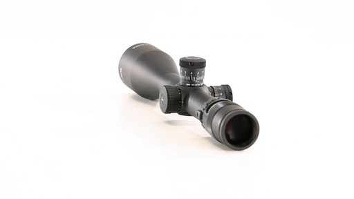 Trijicon AccuPoint 2.5-10x56mm Rifle Scope Green Mil-Dot Crosshair Reticle 360 View - image 8 from the video