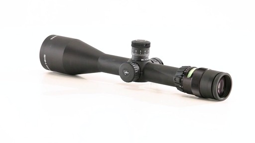 Trijicon AccuPoint 2.5-10x56mm Rifle Scope Green Mil-Dot Crosshair Reticle 360 View - image 9 from the video