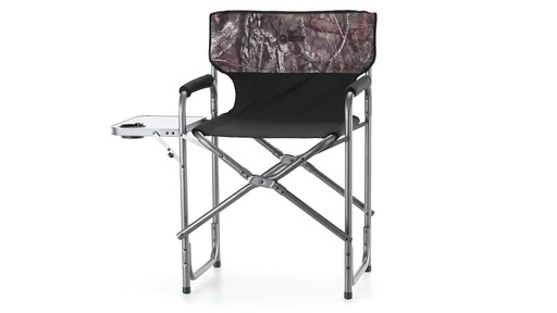 Guide Gear Oversized Mossy Oak Break-Up COUNTRY Camo Tall Director's Chair 500 lb. Capacity 360 View - image 2 from the video