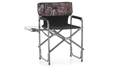 Guide Gear Oversized Mossy Oak Break-Up COUNTRY Camo Tall Director's Chair 500 lb. Capacity 360 View - image 3 from the video