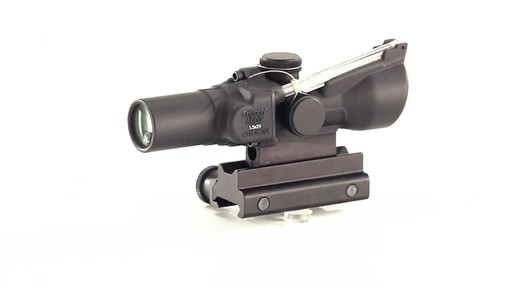 Trijicon 1.5x24mm Compact ACOG Scope, Dual Illuminated Red 8 MOA Triangle Reticle 360 View - image 5 from the video