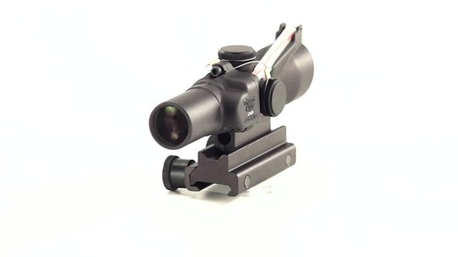 Trijicon 1.5x24mm Compact ACOG Scope, Dual Illuminated Red 8 MOA Triangle Reticle 360 View - image 6 from the video