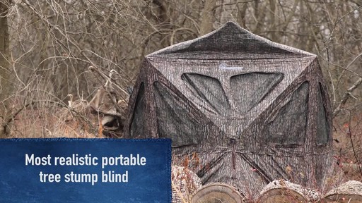 Ameristep Deadwood Stump Ground Blind - image 3 from the video