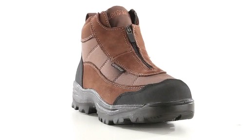 Guide Gear Men's Silvercliff II Mid Waterproof Hiking Boots 360 View - image 10 from the video