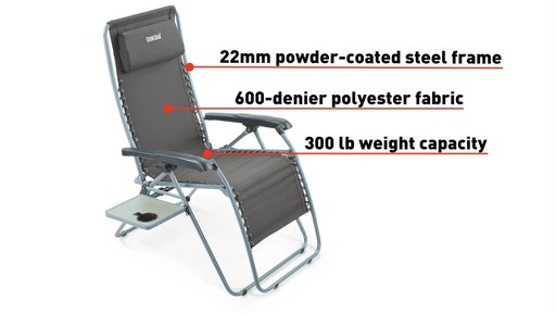 Guide Gear Zero Gravity Chair with Side Table - image 7 from the video