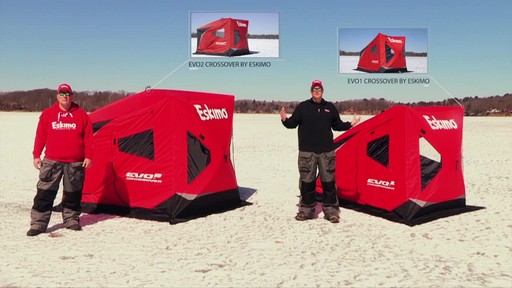 Eskimo EVO 1iT Crossover Ice Fishing Shelter - image 10 from the video