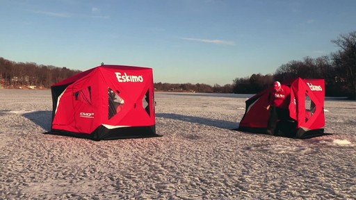 Eskimo EVO 1iT Crossover Ice Fishing Shelter - image 5 from the video