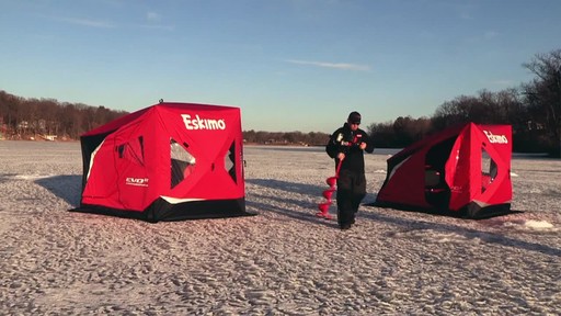 Eskimo EVO 1iT Crossover Ice Fishing Shelter - image 6 from the video