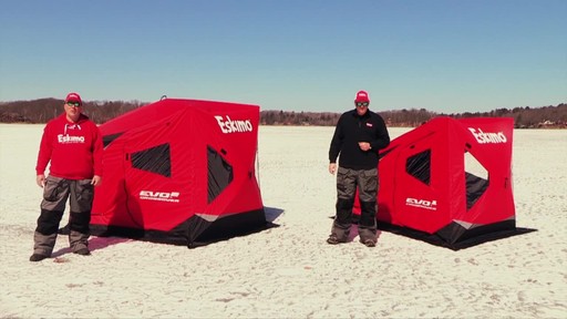 Eskimo EVO 1iT Crossover Ice Fishing Shelter - image 7 from the video
