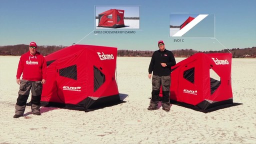 Eskimo EVO 1iT Crossover Ice Fishing Shelter - image 8 from the video