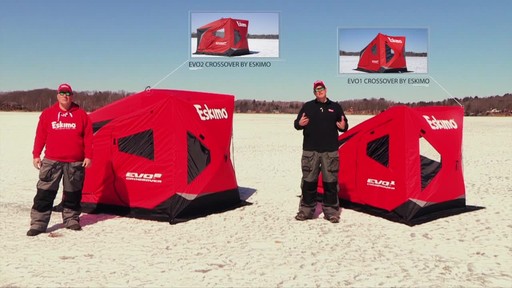Eskimo EVO 1iT Crossover Ice Fishing Shelter - image 9 from the video