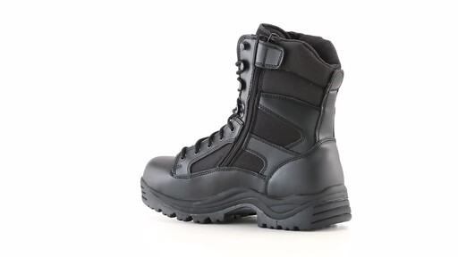 HQ ISSUE Men's Waterproof Side Zip Tactical Boots 360 View - image 10 from the video