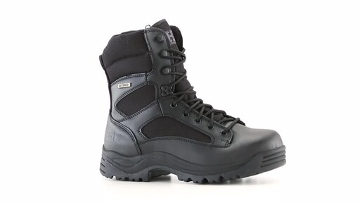 HQ ISSUE Men's Waterproof Side Zip Tactical Boots 360 View - image 5 from the video