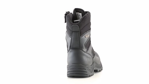 HQ ISSUE Men's Waterproof Side Zip Tactical Boots 360 View - image 8 from the video