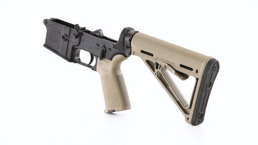 Anderson Complete Assembled Lower Multi-Cal Magpul Stock and Grip Tan - image 1 from the video