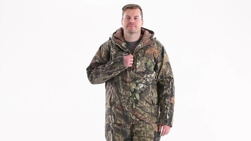 Guide Gear Men's Insulated Silent Adrenaline Hunting Jacket 360 View - image 8 from the video