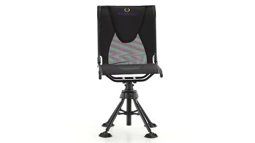 Bolderton 360 Comfort Swivel Hunting Blind Chair 300 lb. Capacity 360 View - image 3 from the video