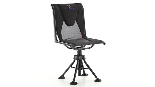 Bolderton 360 Comfort Swivel Hunting Blind Chair 300 lb. Capacity 360 View - image 4 from the video