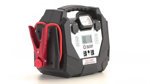 Guide Gear 500 Amp Jump Starter 360 View - image 4 from the video