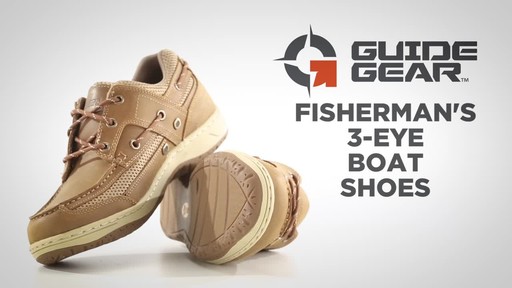 Guide Gear Men's Fisherman's 3 Eye Boat Shoes - image 1 from the video