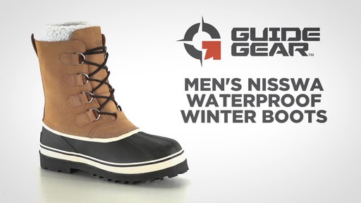 Guide Gear Men's Nisswa Waterproof Winter Boots - image 1 from the video