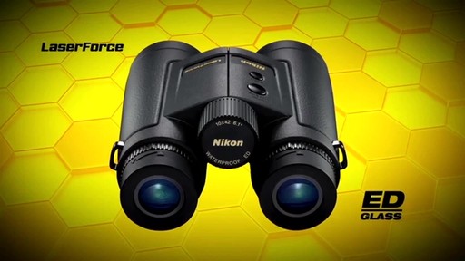 Nikon LaserForce 10x42 Rangefinder Binoculars - image 6 from the video