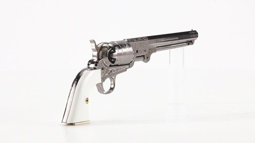 Traditions 1851 Navy Engraved .44 Caliber Black Powder Revolver 360 View - image 6 from the video