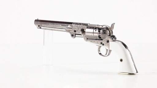 Traditions 1851 Navy Engraved .44 Caliber Black Powder Revolver 360 View - image 9 from the video