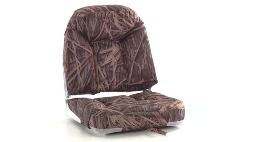 Guide Gear Oversized Deluxe Boat Seat Mossy Oak Shadow Grass 360 View - image 1 from the video