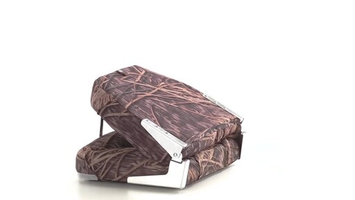 Guide Gear Oversized Deluxe Boat Seat Mossy Oak Shadow Grass 360 View - image 10 from the video