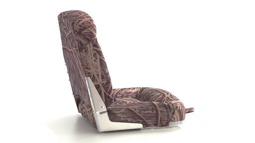 Guide Gear Oversized Deluxe Boat Seat Mossy Oak Shadow Grass 360 View - image 6 from the video