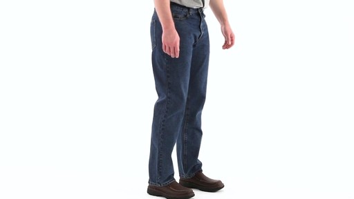 Guide Gear Men’s 5-Pocket Jeans Relaxed Fit 360 View - image 2 from the video
