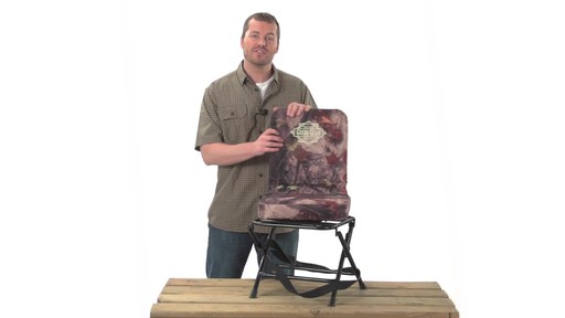 Guide Gear Swivel Hunting Chair Black - image 2 from the video