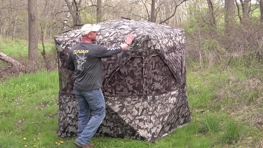 Muddy Infinity 3-person Ground Blind - image 4 from the video