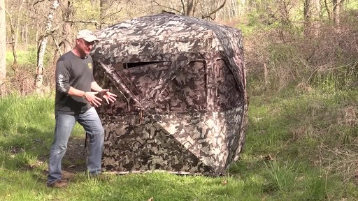 Muddy Infinity 3-person Ground Blind - image 6 from the video