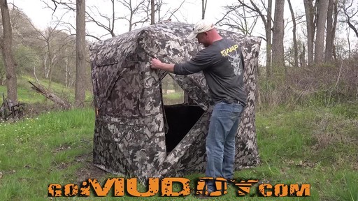 Muddy Infinity 3-person Ground Blind - image 9 from the video