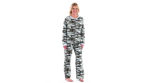 Guide Gear Women's Camo Pajama Set 360 View - image 1 from the video
