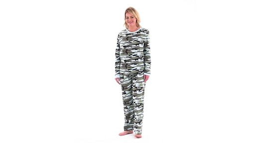Guide Gear Women's Camo Pajama Set 360 View - image 8 from the video