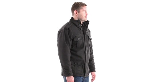 Guide Gear Men's Wool-Blend Military Style Jacket 360 View - image 2 from the video