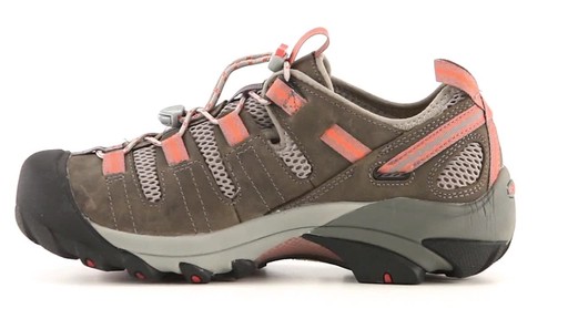 KEEN Utility Women's Atlanta Cool ESD Soft Toe Work Shoes 360 View - image 5 from the video