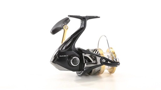 Shimano NASCI Spinning Reel 360 View - image 2 from the video